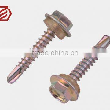 Carbon steel Zinc plated assemble or combination drilling screw