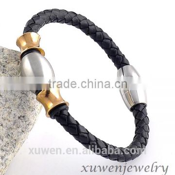 IPG stainless steel hardware real leather bracelets for small wrists