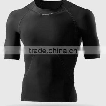 OEM new design custom half sleeve compression shirt