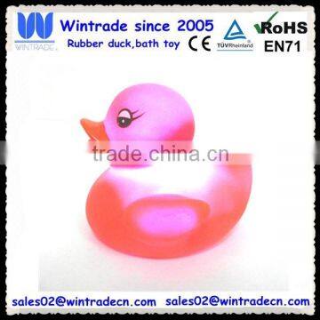 Magic duck color change pvc toy