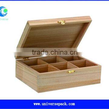 Wholesale Latticed Flap Cover Wooden Box Customized Hot Sale Boxes