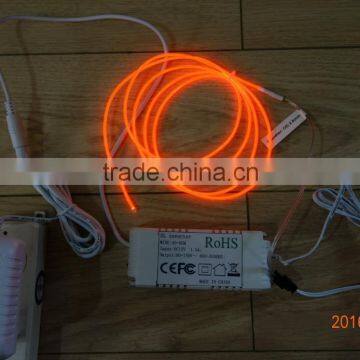 "Polar light 3"OD:2.6mm Red EL WIRE AC110V-240V 40M-60M EL WIRE INVERTER