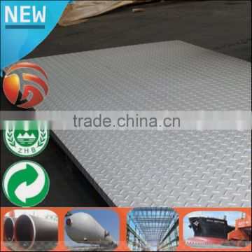 Checker Checkered steel plate 4.5mm thick carbon chequered tear drop steel plate SS400 mild steel plate