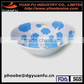 SGS, LFGB, FDA safe plastic melamine bow