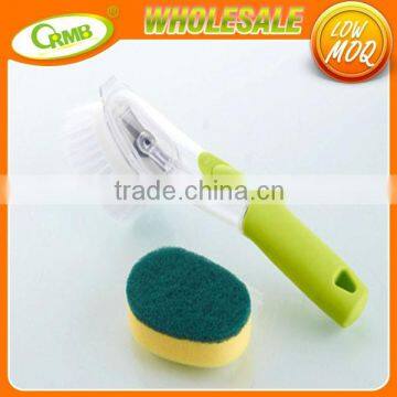 Kitchen With A Long Handled Brush Spray Liquid Decontamination Nonstick Oil Cleaning Brush