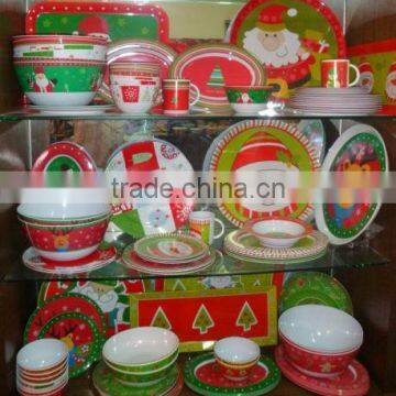 2014 Hot style melamine christmas dinnerware