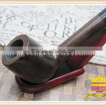 Ebony pipe, manual pipe, black wood pipe