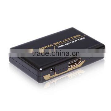 Wholesale 4K x 2K HDMI Splitter 1X2 1 In 2 Out Support Full 1080P 3D For home theater