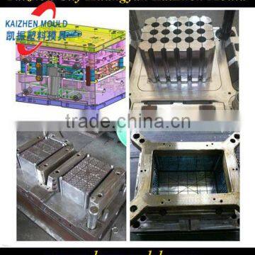 Plastic crate mould injection recycle case mould hot runner collect container mould