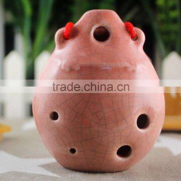 6 holes Ice Crack ocarina instrument