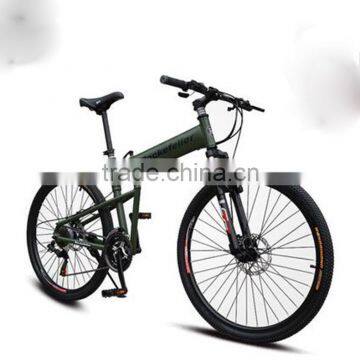 Folding Bicycles 26-Inch Aluminum Folding Mountain Bike Outdoor Compact Bike Double Disc Sell Like Hot Cakes! photo-6