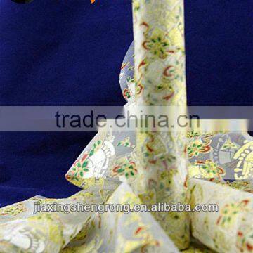 Christmas bell design organza roll from jiaxing shengrong,china