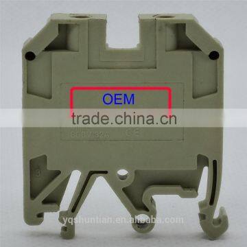 UK SAK Type 1.5-150mm Feed Through Electrical Terminal Block SAK4 Screw Din Rail photo-2