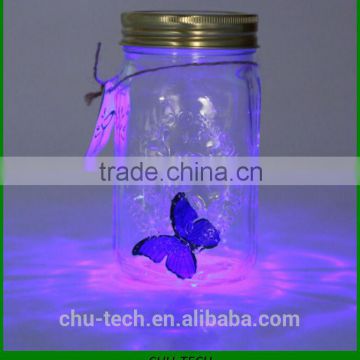 Electronic Butterfly Jar Butterfly Bottle with LED light