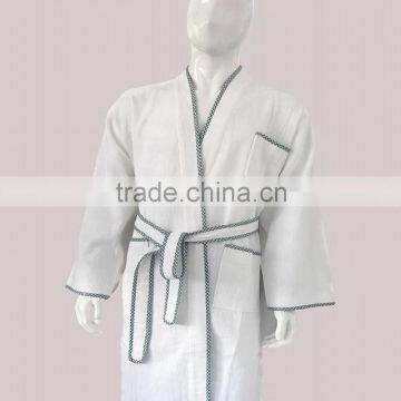 Waffle Bathrobe Summer Thin Robe Hotel Bathrobe