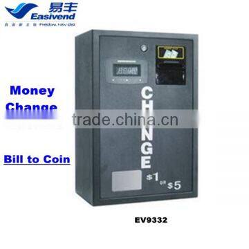 Bill to Coin Change Machine with Cheap Price and High Quality
