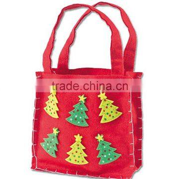Christmas Holiday Red White Felt Stocking - Red Text - Names Female Car-Cat - Caroline photo-3