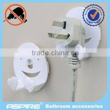 Bathroom removable reusable super suction hook