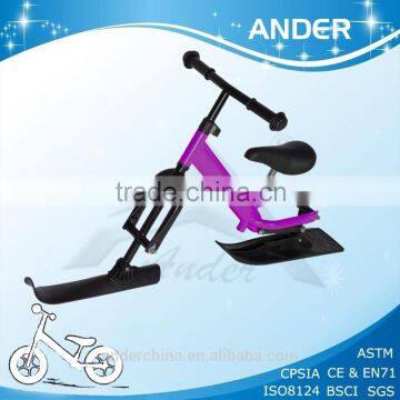 Hot sale winter outdoor toys Baby ski bike with knee caps