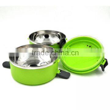 2016 Top Qualitiy Portable Lunch Metal Plastic Box Food Container With Lock photo-4