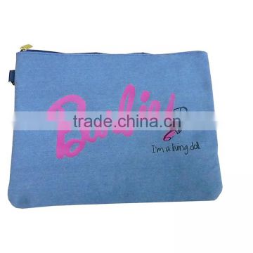 Multifunction make-up pouch with custom print