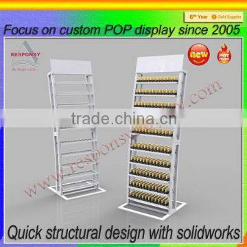 creative design flooring nail polish wholesale display racks