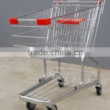 RH-SG240 240L Germany SupermarkeTrolley 1070*585*1110mm 5''PU Wheel germany supermarket cart