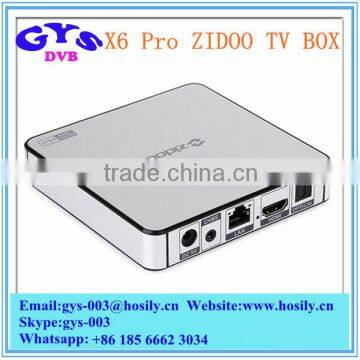 ZIDOO X6 PRO RK3368 Octa Core 4K 3D Android 5.1 2G/16G KODI Smart TV Media BOX