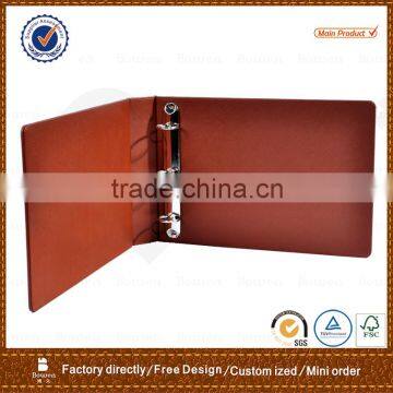 PU Leather File Folder/document Holder With 3 Ring Binder photo-3