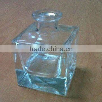 customized square glass diffuser, perfume/scent container