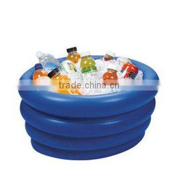 Hot Sale Custom Made Round Pvc Inflatable Ice Cooler, Swimming Pool Floating Drink Tray Cooler photo-2