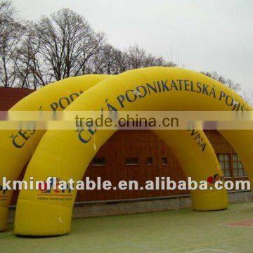 yellow promotion inflatable arch