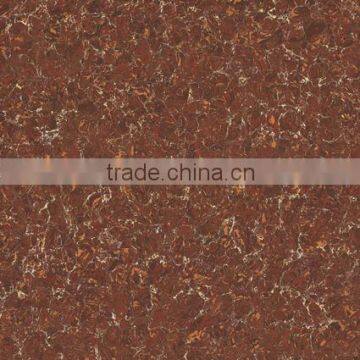 Cheapest dark brown purple hair color double loading polishd porcelain tiles for interior design company from foshan nanhai