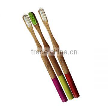 2016 Soft Round Handle Biodegradable And Natural Bamboo Toothbrush photo-5