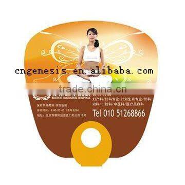 Printing pp Hand Fan Promotion Custom Cheap Advertising Fan Mini Plastic Hand Fan photo-5