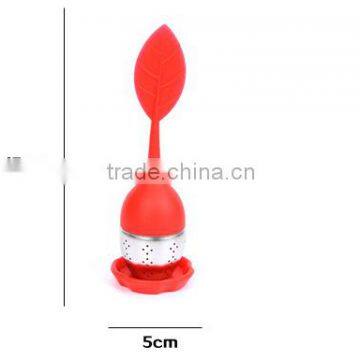 2016 Teapot Sweet Leaf Tea Infuser Best Silicone Tea Strainer