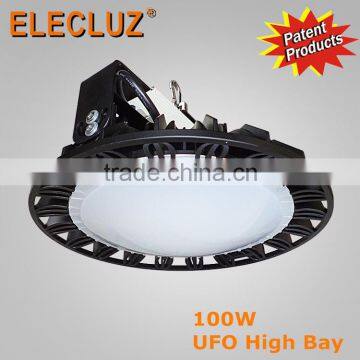 Casting aluminum body 200W UFO LED HIGH BAY FIXTURES with MW driver factory price