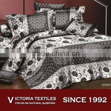 NEW reactive printed duvet cover with pillowcases quilt cover bedding sets 120gsm
