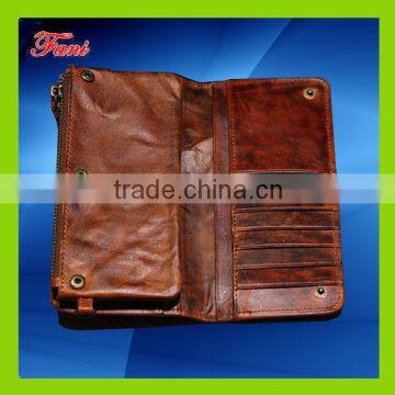 Genuine leather wallet men