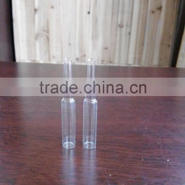 GMP and ISO standard USP type1 OPC with blue point clear and amber 3ml glass ampoule