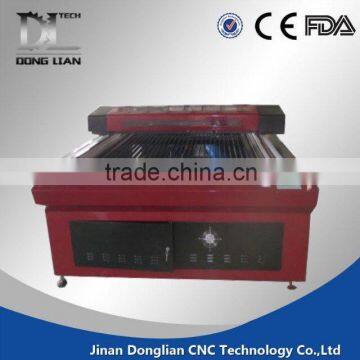 jinan DL1325 cnc co2 yag wood laser cutting machine used mobile phone