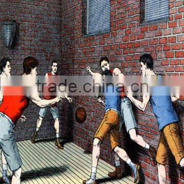 Getting Physical on the Basketball Court 20x30 poster