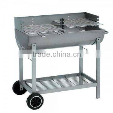 commercial smokeless charcoal bbq grill with food safety materials