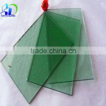 China coated glass factory processing customized 5-10 mm F green coated glass ford blue coated glass