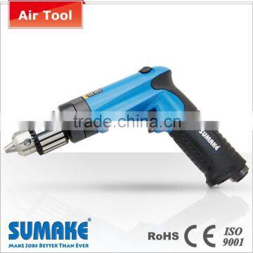 3/8" Heavy duty compact air reversible pneumatic drill