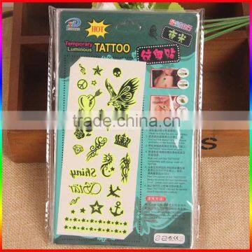 Waterproof Body Tattoo Luminous Temporary Tattoo Glow in Dark the Tattoo Stickers photo-2