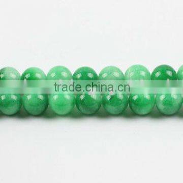 SL72214 Dyed Han Yu Jade Plain Round Beads
