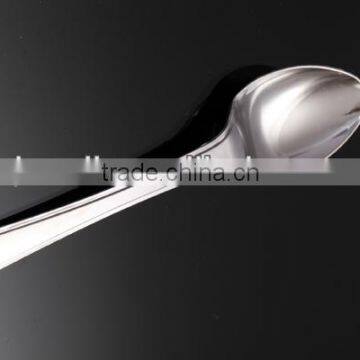 Disposable plastic silver spoon