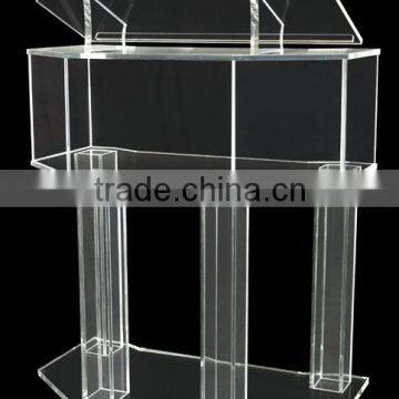 Transparent Celebrating Church Acrylic Lectern (AL-A-172) photo-2