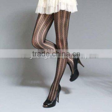 Nylon and Spandex Beauty Lady Black Tube Pantyhose